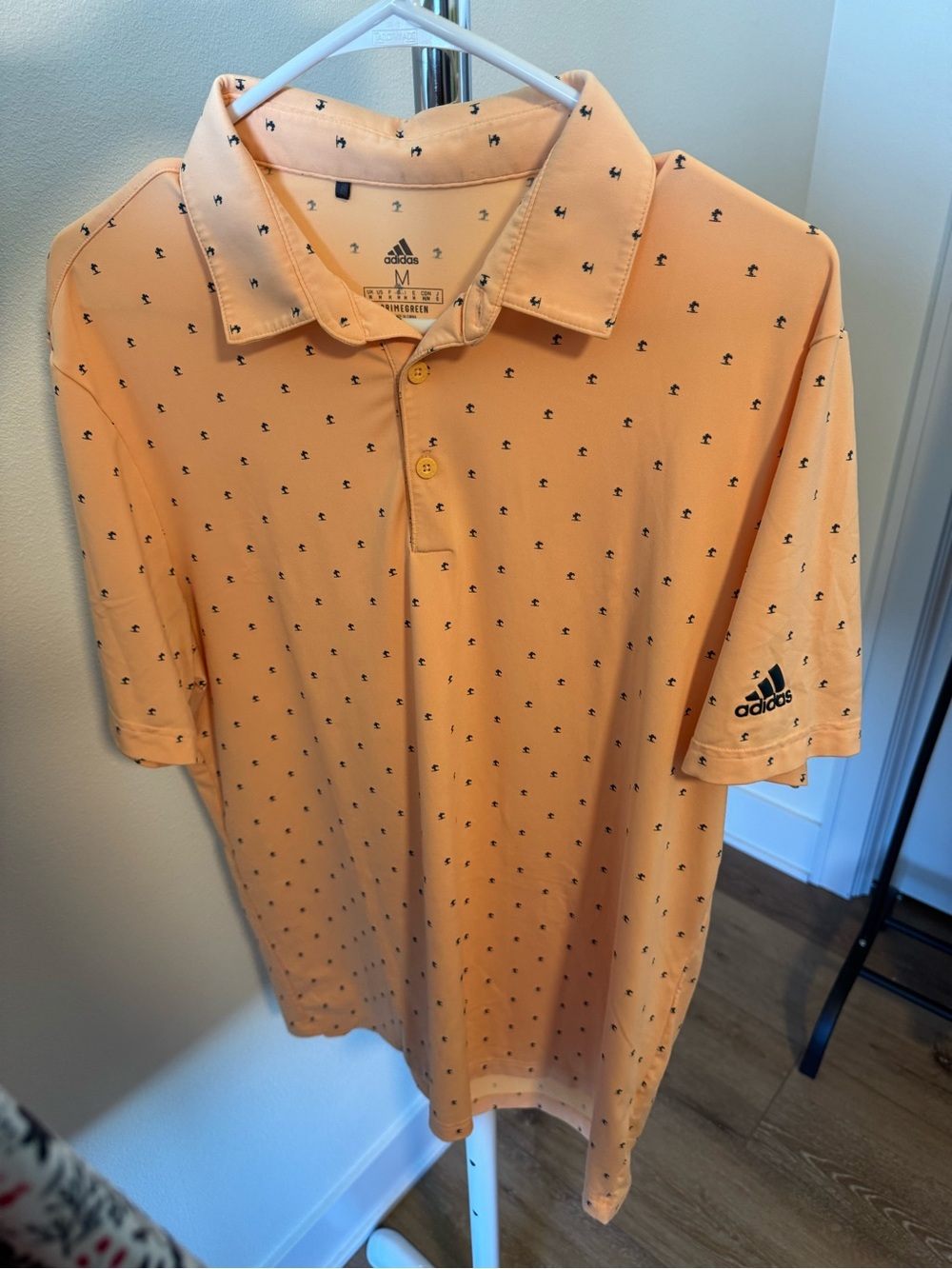 Adidas Ultimate 365 Print Polo Mens size Medium